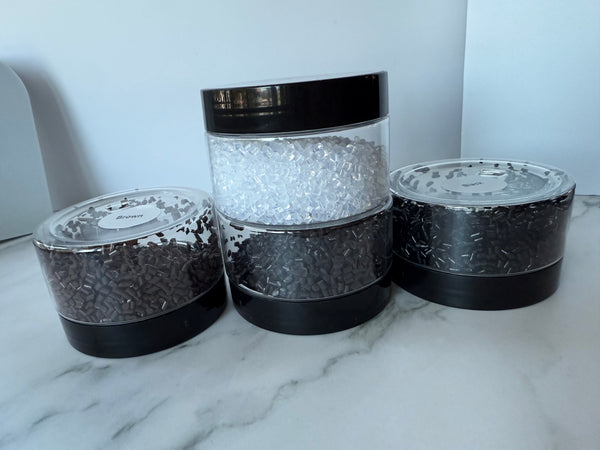 Keratin beads
